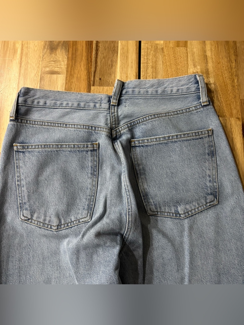 AGOLDE Criss Cross Straight Jeans - Picture 6 of 8